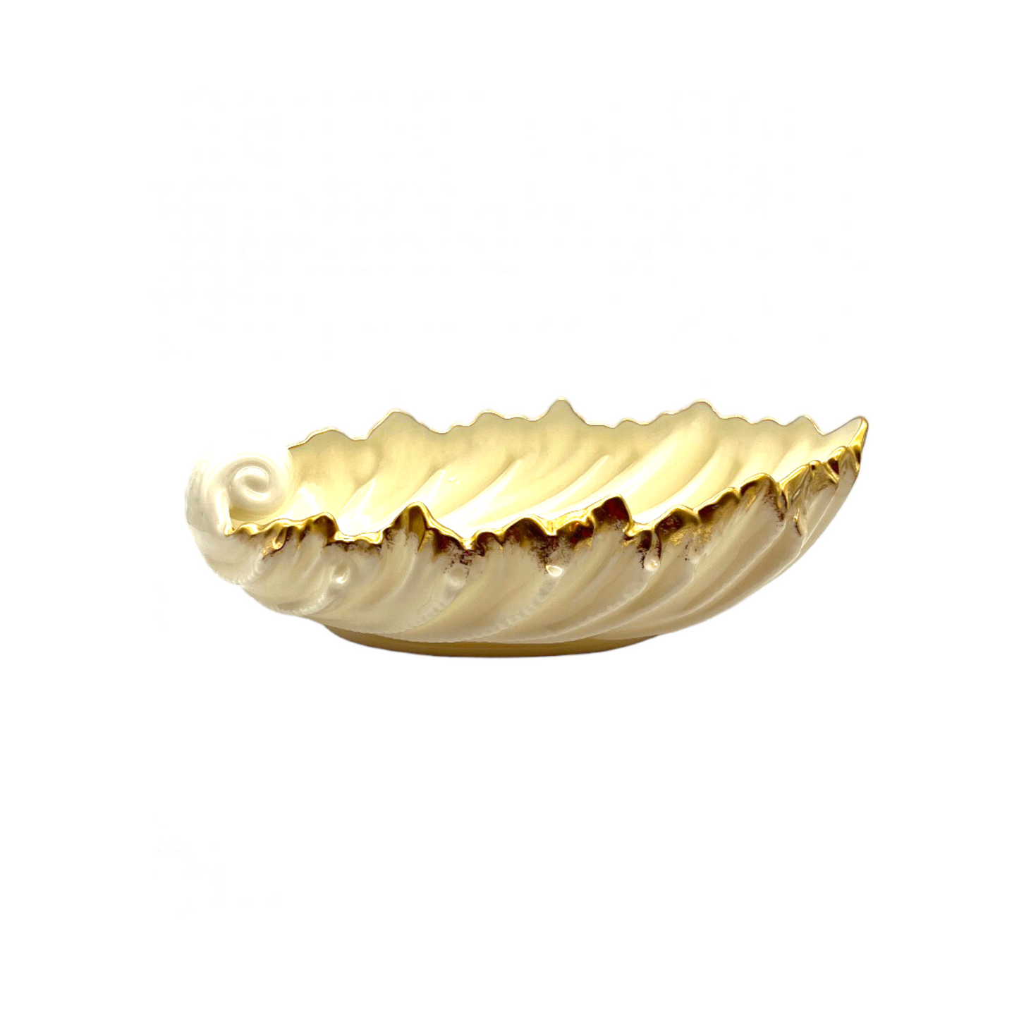 Lenox - Acanthus Leaf Dish - 24k Gold Trim - 3"