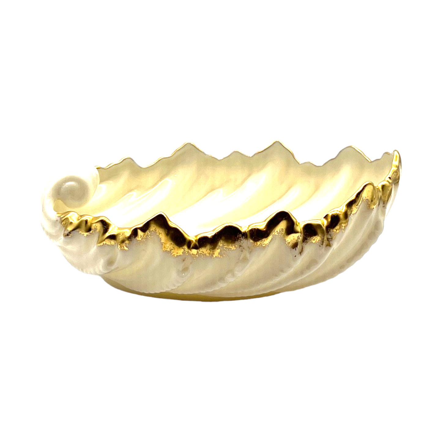 Lenox - Acanthus Leaf Dish - 24k Gold Trim - 91-86 - 2.5"