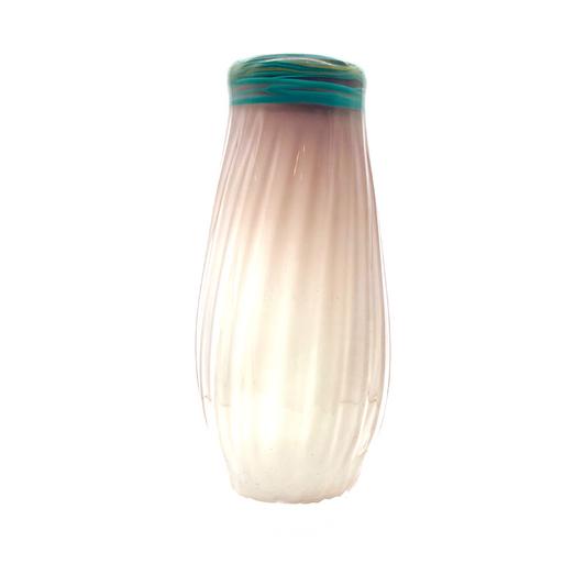 Majestic Artistry - Hand-Signed Van Keppel Glass Vase - 10"