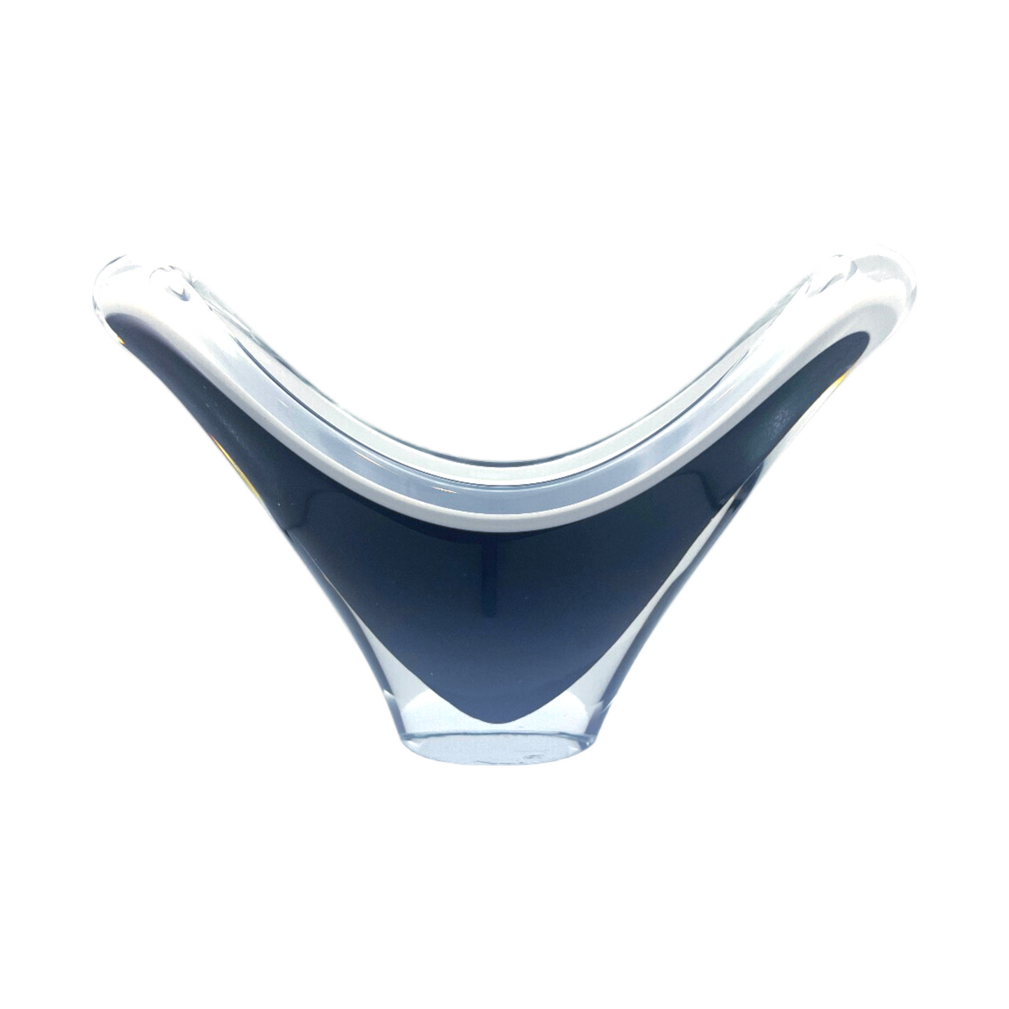 Nordic Elegance: XLarge Coquille Bowl by Paul Kedelv for Flygsfors