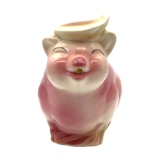 Spaulding China - Pink Pig Creamer - Vintage - 4.5"