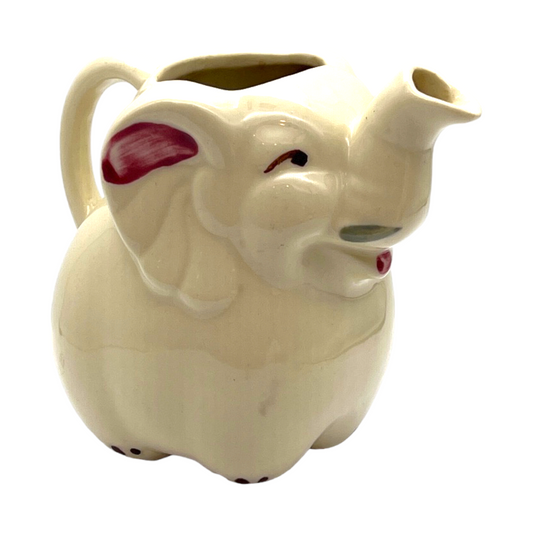 Shawnee Pottery - Hand Decorated Elephant Creamer - 4.5"