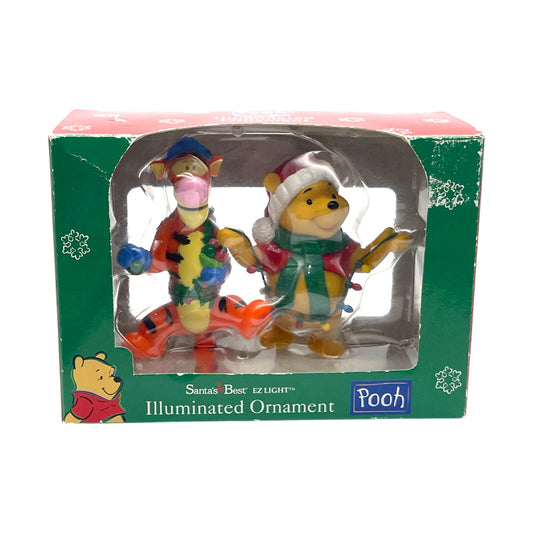 Walt Disney - Pooh & Tigger Illuminated Christmas Ornament - 1998