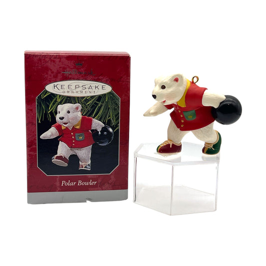 Hallmark Keepsake Ornament - Polar Bowler - 1998 - 3"