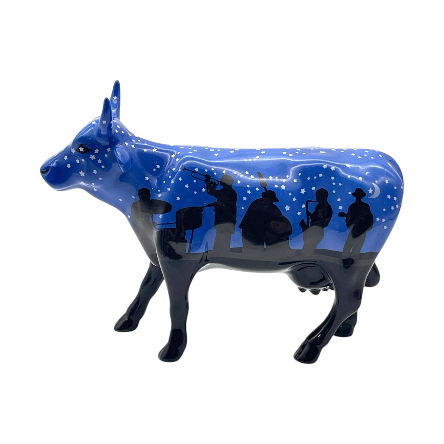 CowParade - Jazzy Cow #9185 - No Box - 5"