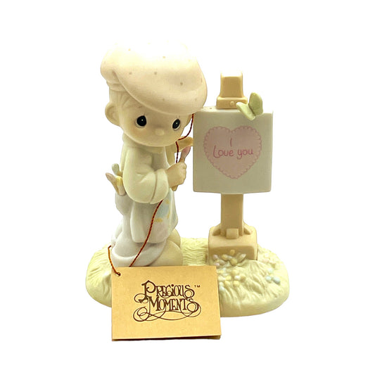 Precious Moments - Loving You Dear Valentine - Boy - PM-873 - Original Box