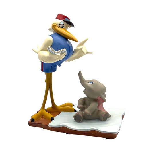 Walt Disney Classic - Dumbo Bundle Of Joy With Stork - 6"