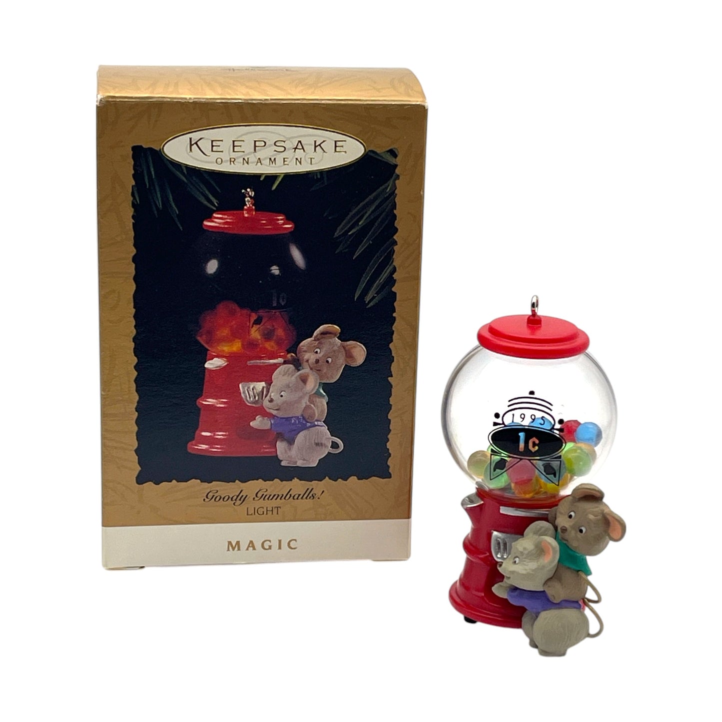 Hallmark Keepsake Ornament - Goody Gumballs Light - 1995 - 2.88"