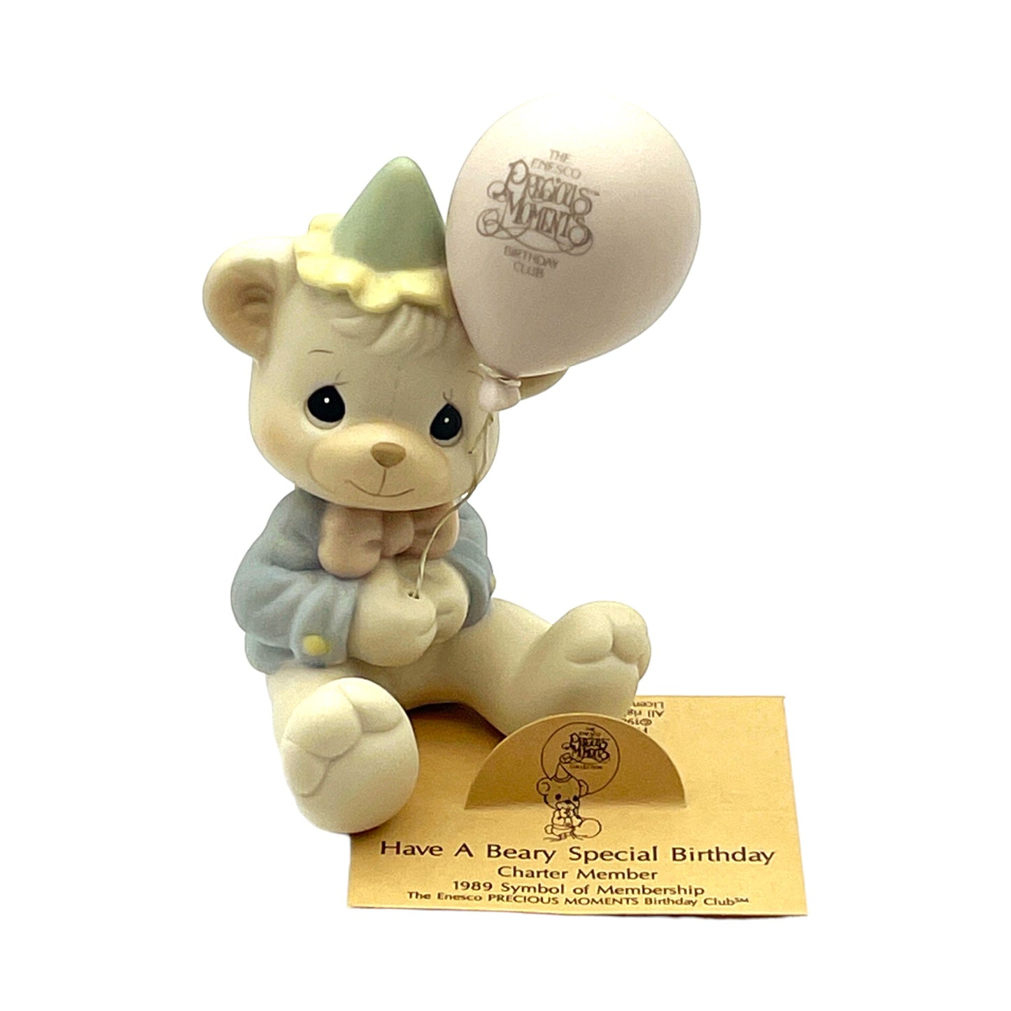 Precious Moments - Have A Beary Special Birthday - Charter Member -  B-0104 - 1989 - Box