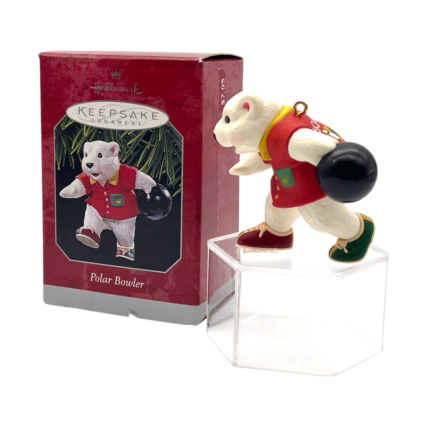 Hallmark Keepsake Ornament - Polar Bowler - 1998 - 3"