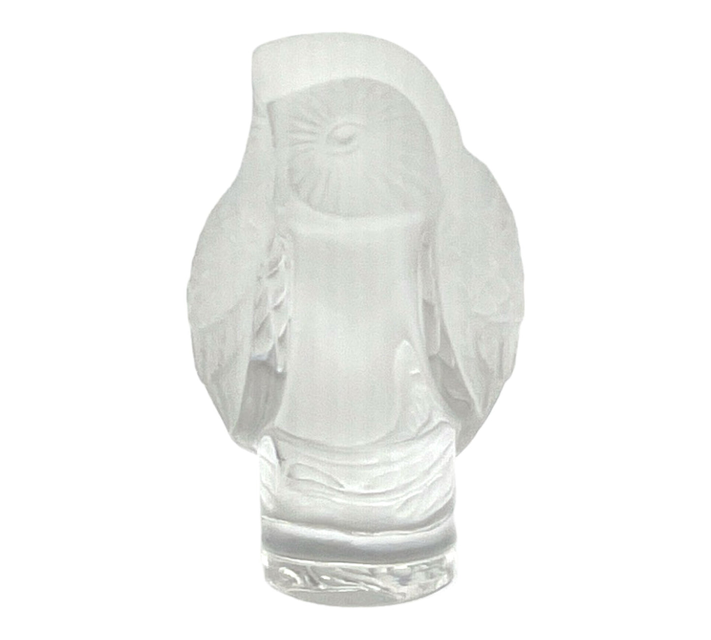 Lalique - Owl Figurine - Vintage - 3.5