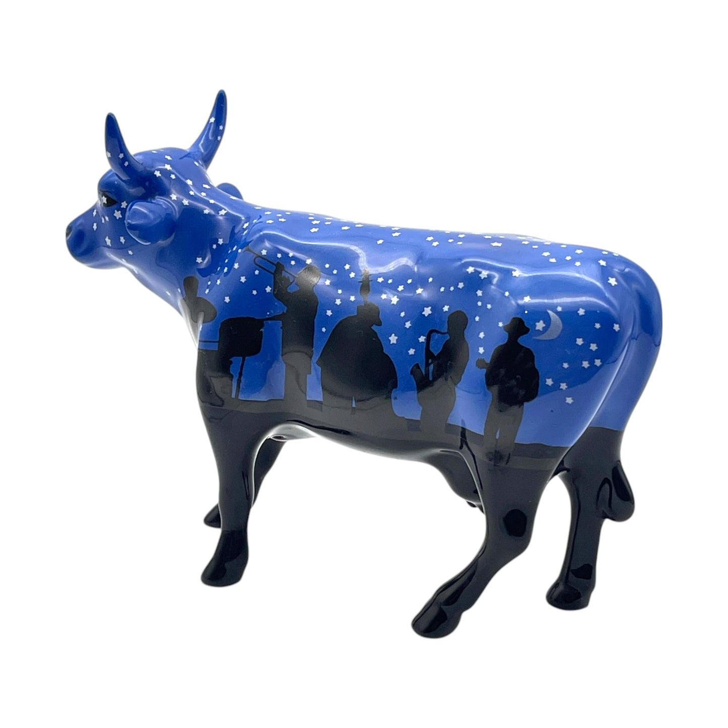 CowParade - Jazzy Cow #9185 - No Box - 5"