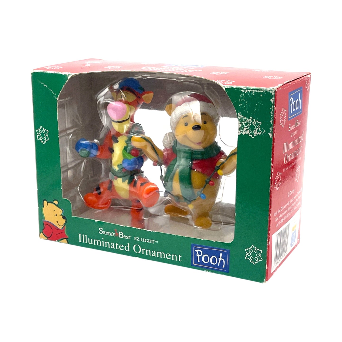 Walt Disney - Pooh & Tigger Illuminated Christmas Ornament - 1998