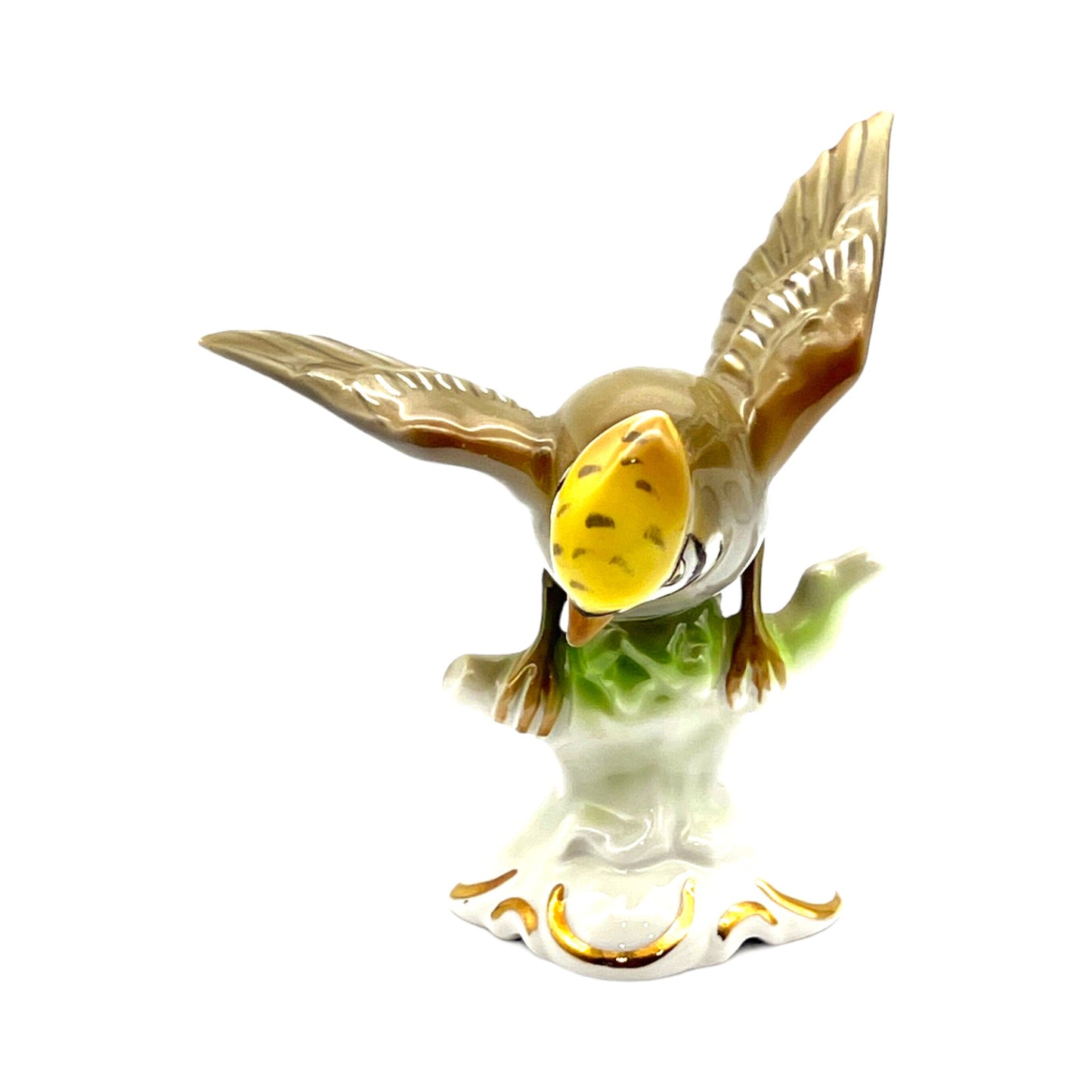 Gerold & Co Tattua Bavaria - Bird On A Branch - Western Germany - 5.5"