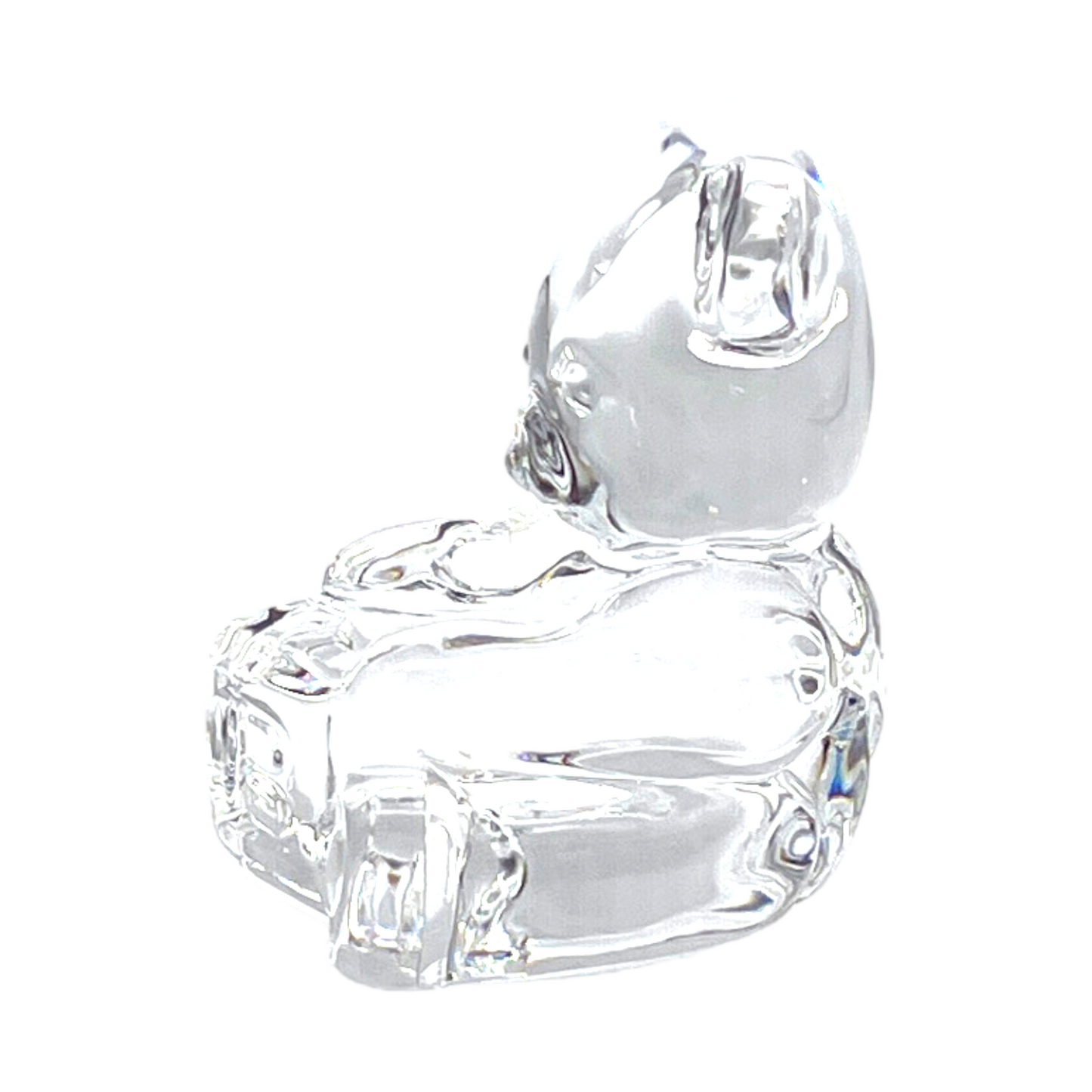 Waterford Crystal - Teady Bear With Block - 3.5"