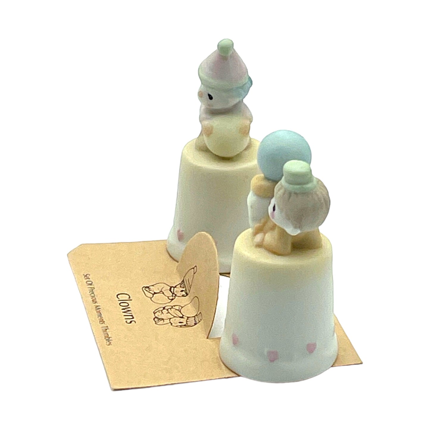 Precious Moments - Clowns Thimbles - 100668 - 1988 - Box