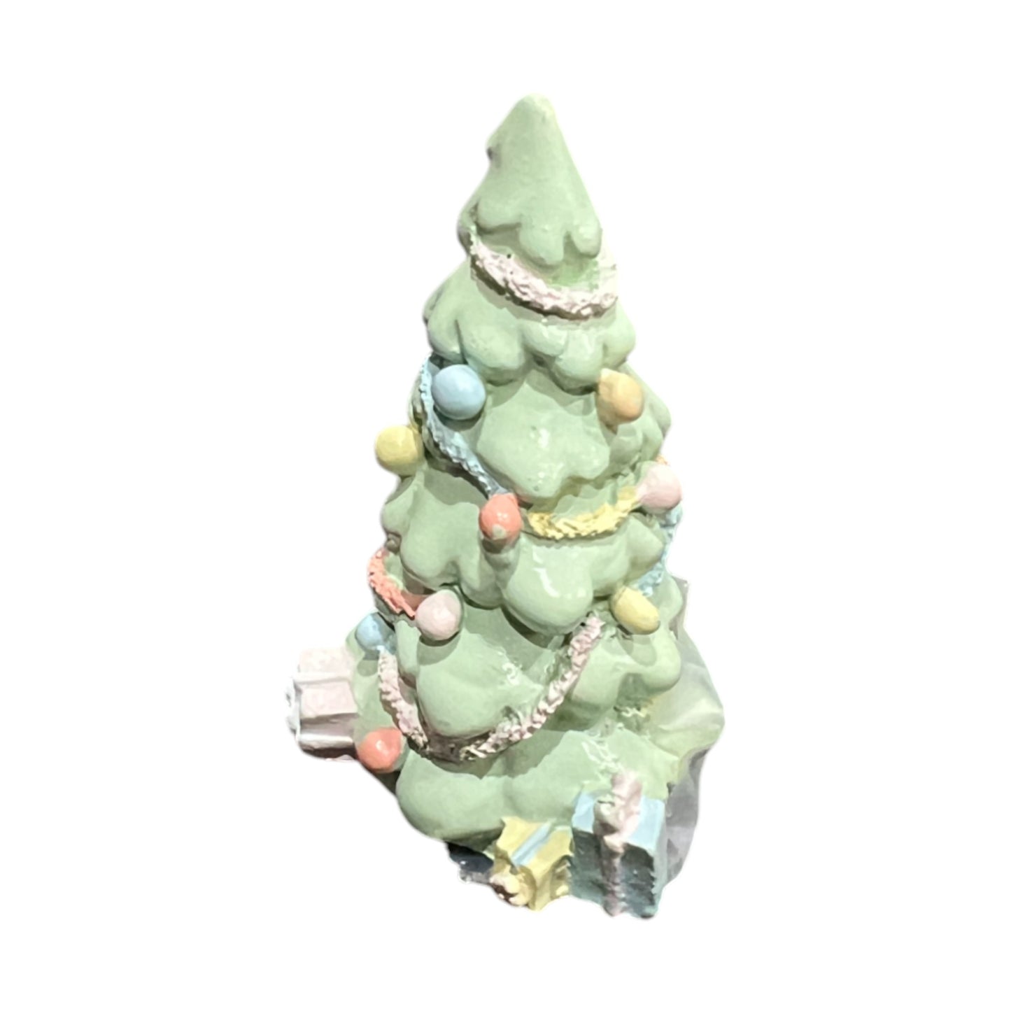 Precious Moments -  Mini Pewter Christmas Tree  - 613061 - 1990 - 2.5"