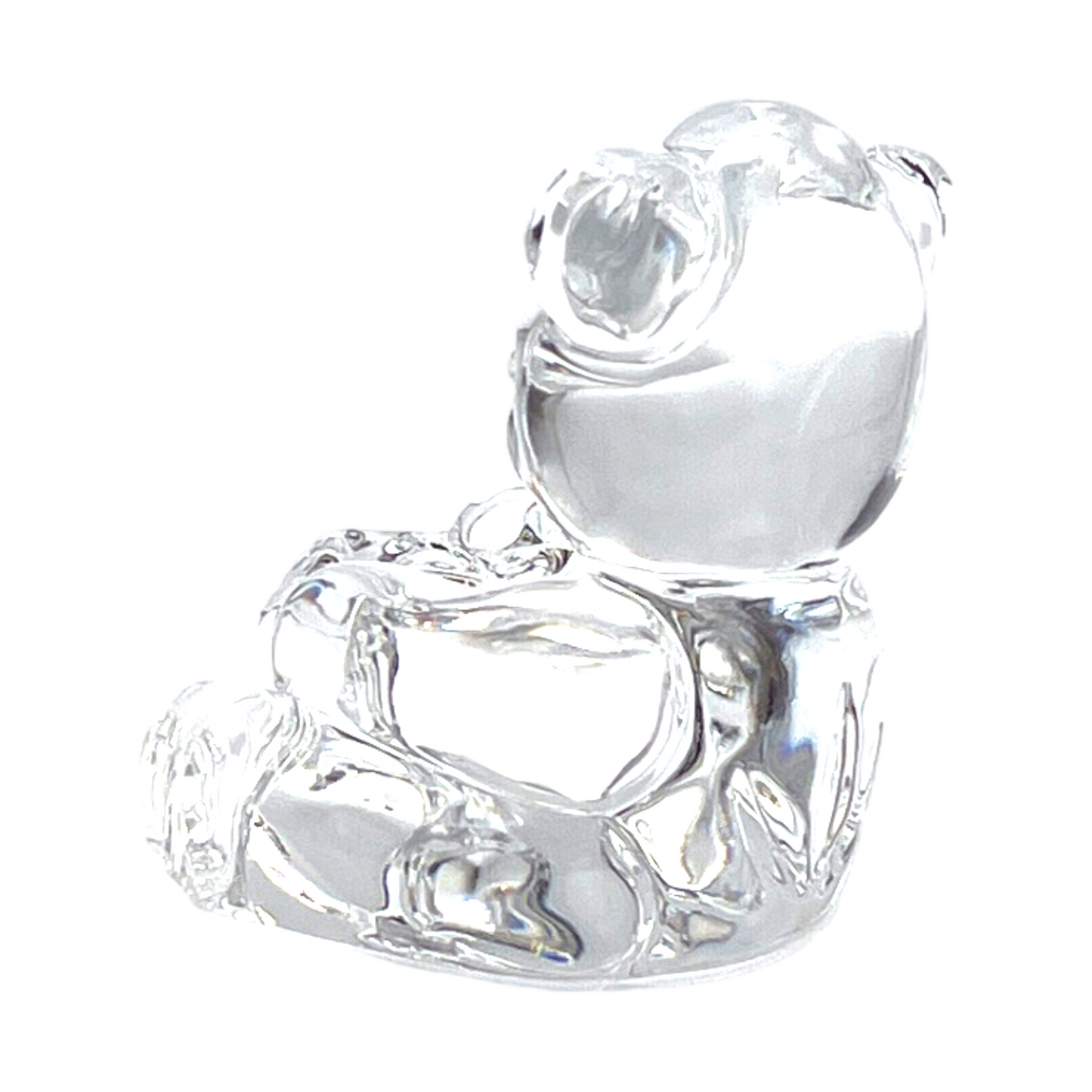 Waterford Crystal - Teady Bear With Block - 3.5"