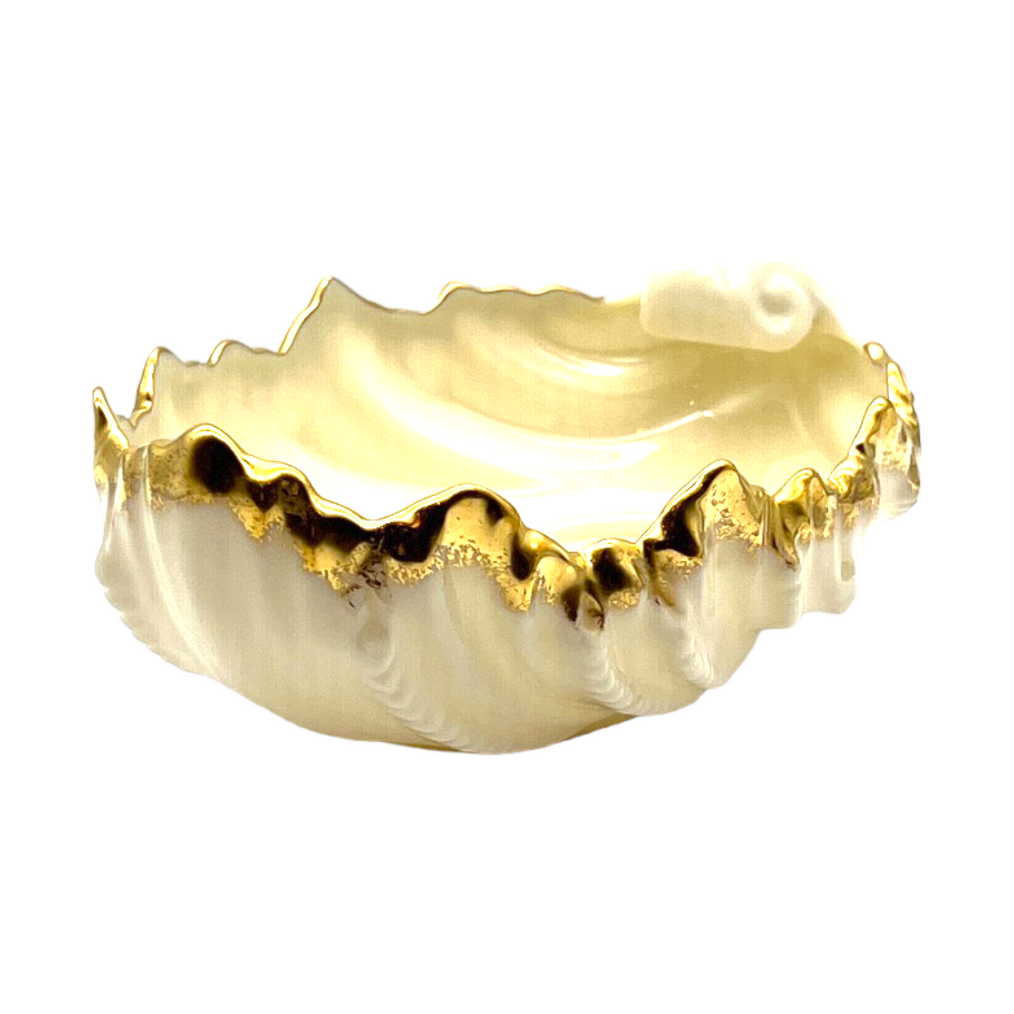 Lenox - Acanthus Leaf Dish - 24k Gold Trim - 91-86 - 2.5"