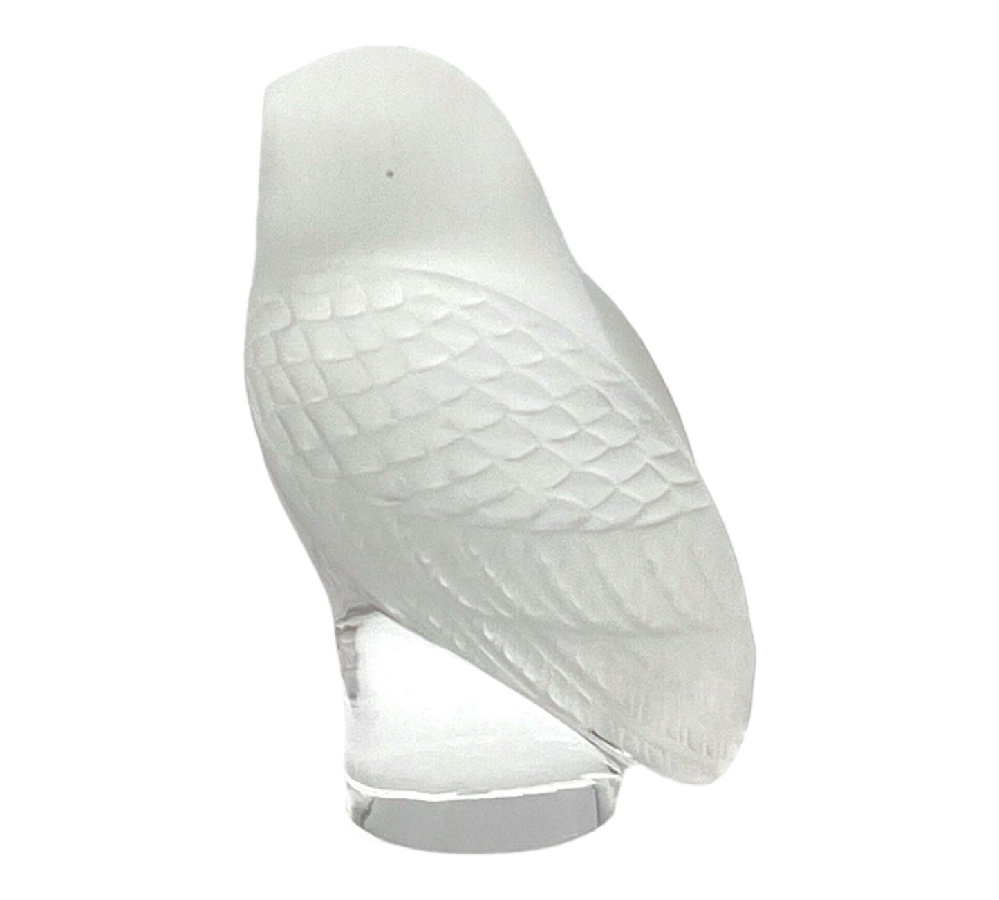 Lalique - Owl Figurine - Vintage - 3.5