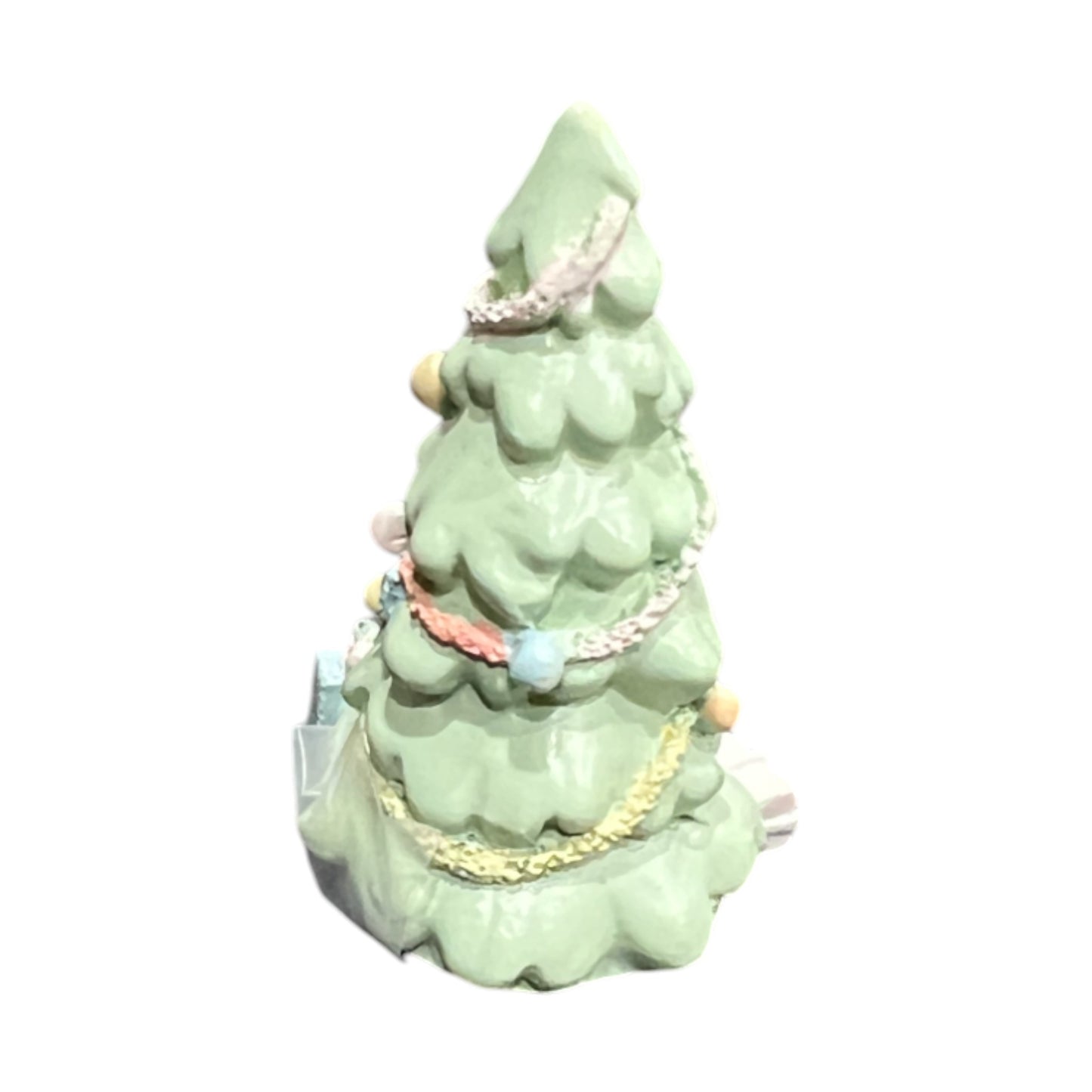 Precious Moments -  Mini Pewter Christmas Tree  - 613061 - 1990 - 2.5"