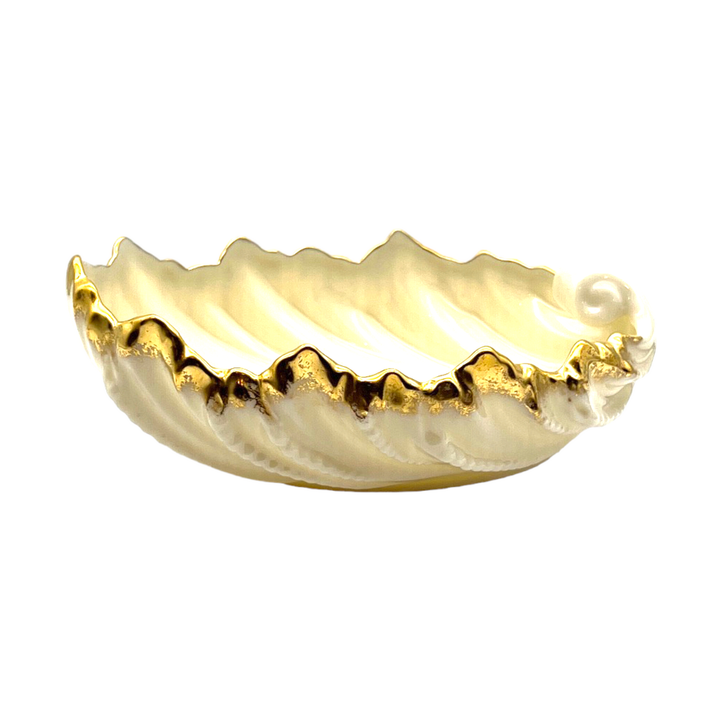 Lenox - Acanthus Leaf Dish - 24k Gold Trim - 91-86 - 2.5"