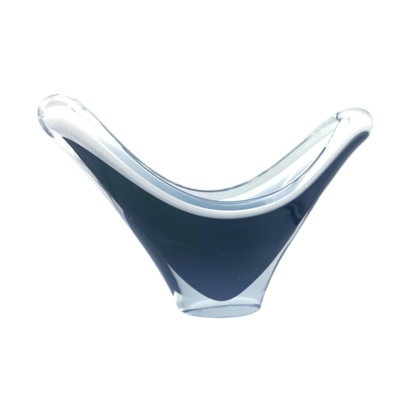 Nordic Elegance: XLarge Coquille Bowl by Paul Kedelv for Flygsfors