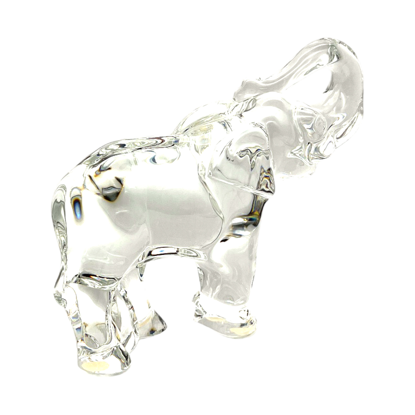 Baccarat Crystal - Elephant - Signed - Mint - 6"