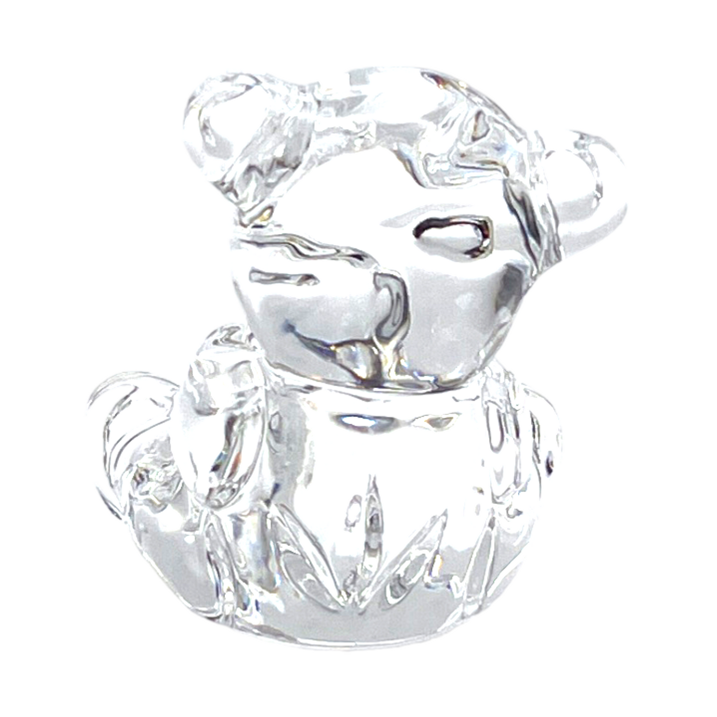 Waterford Crystal - Teady Bear With Block - 3.5"