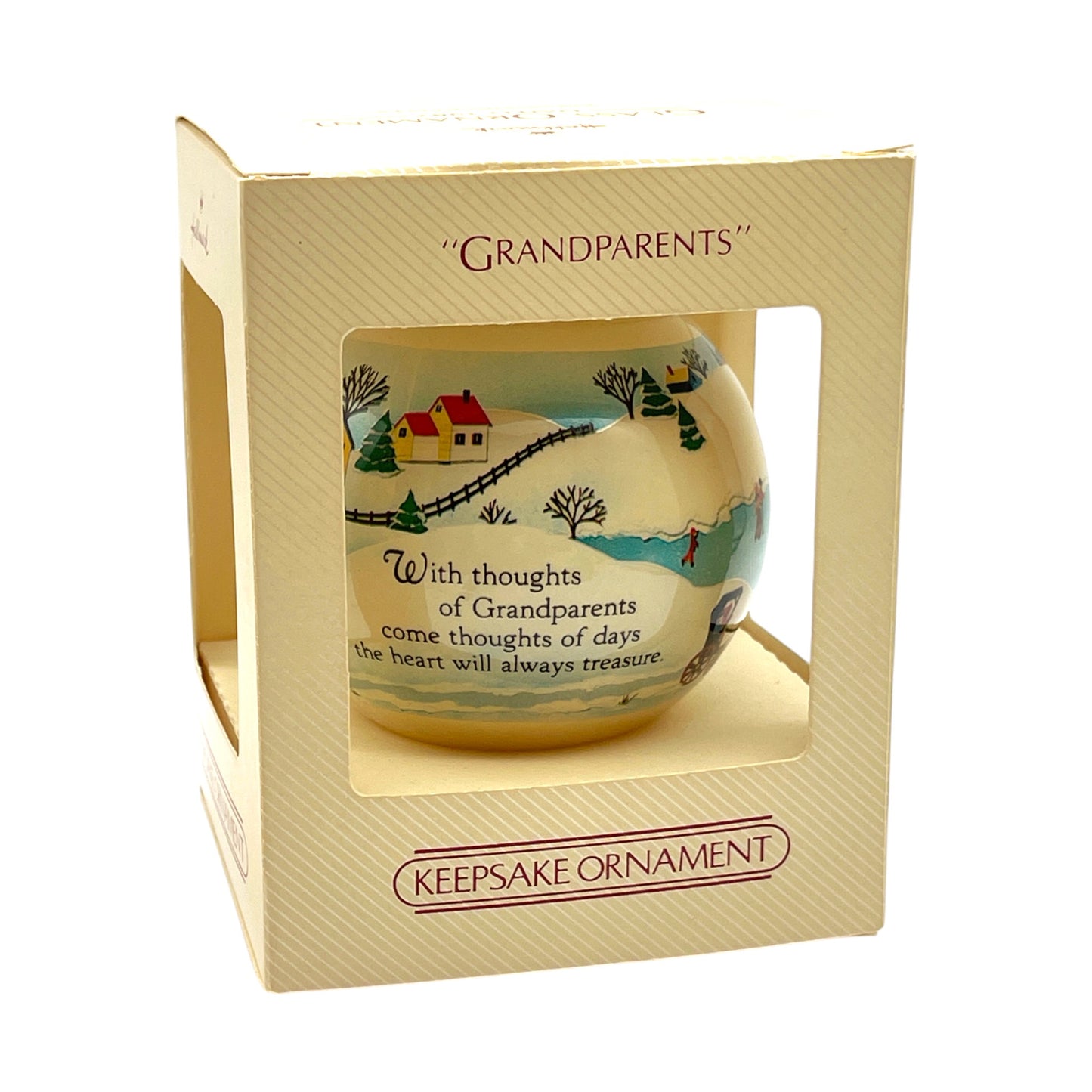 Hallmark Keepsake Ornament - Grandparents - 1982 - 3.25"