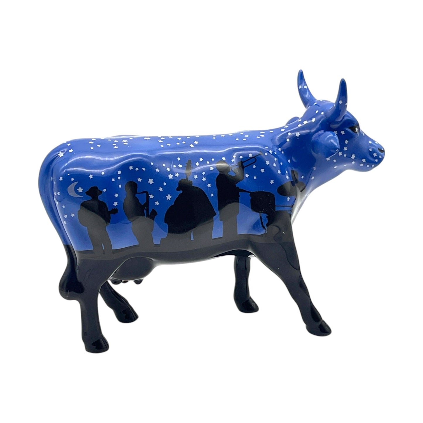 CowParade - Jazzy Cow #9185 - No Box - 5"