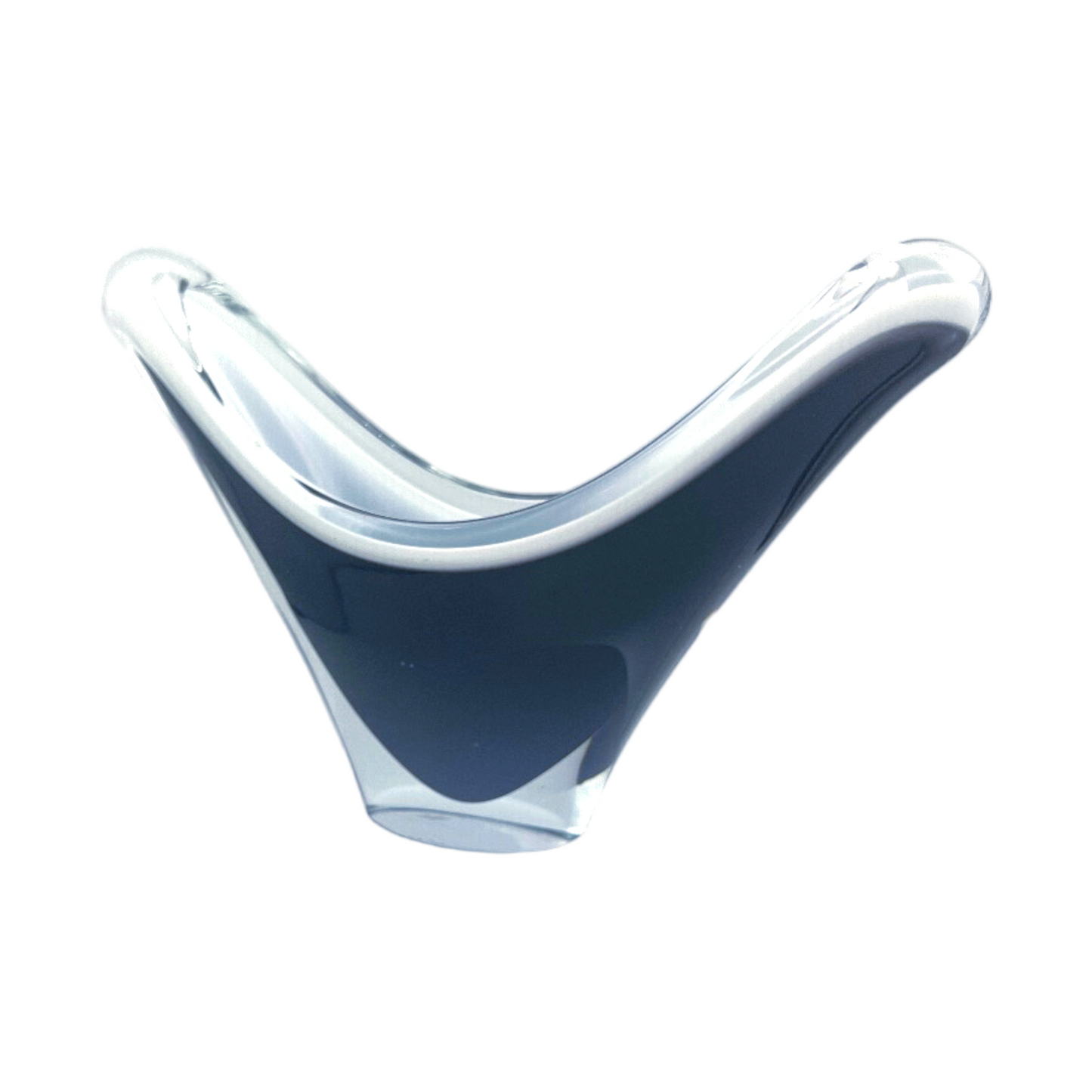 Nordic Elegance: XLarge Coquille Bowl by Paul Kedelv for Flygsfors