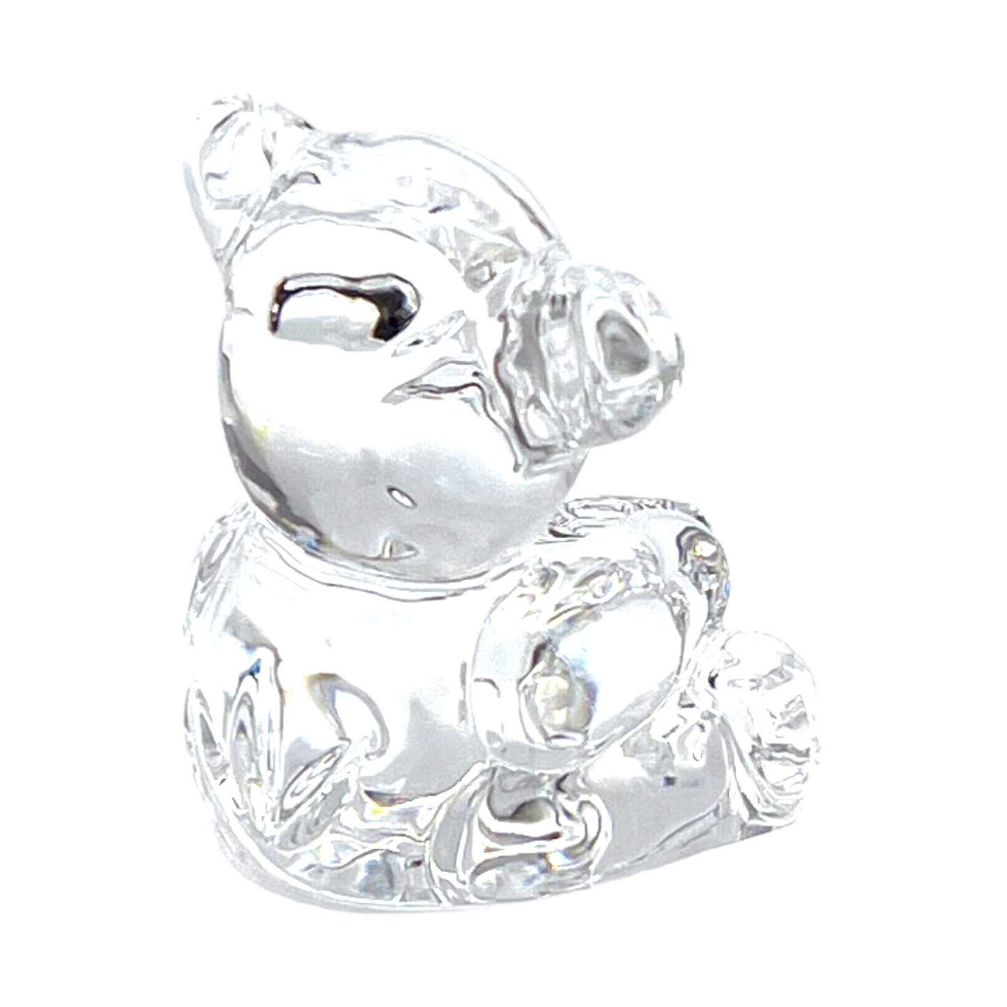 Waterford Crystal - Teady Bear With Block - 3.5"