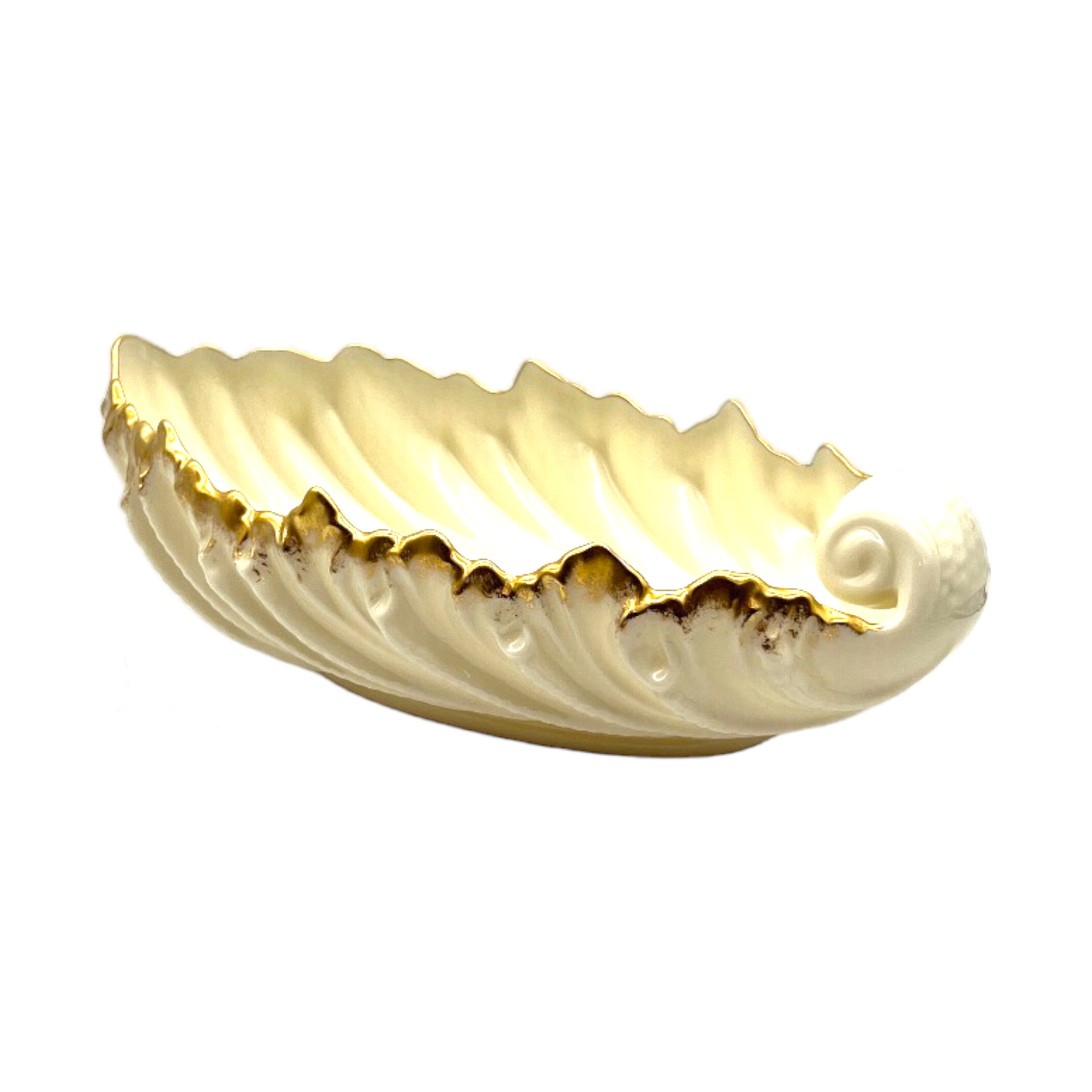 Lenox - Acanthus Leaf Dish - 24k Gold Trim - 3"