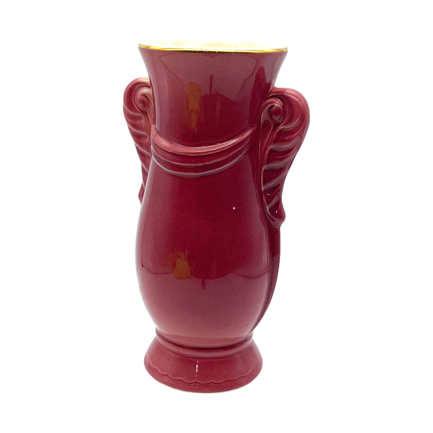 Royal Copley - Deep Rose Virginia Vase - Vintage - 7.25"