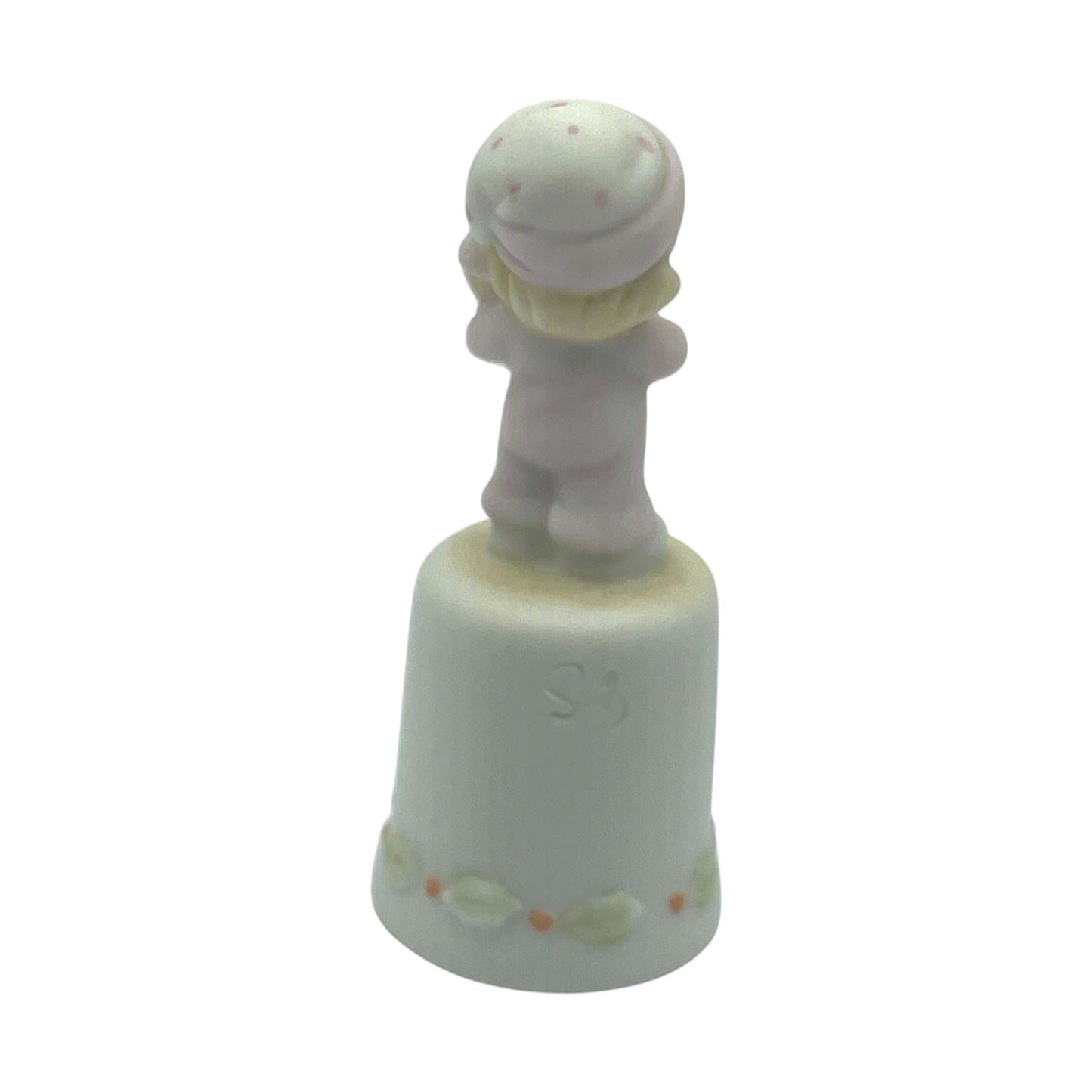 Precious Moments - Wishing You The Sweetest Christmas - Thimble - 530182 - 1993