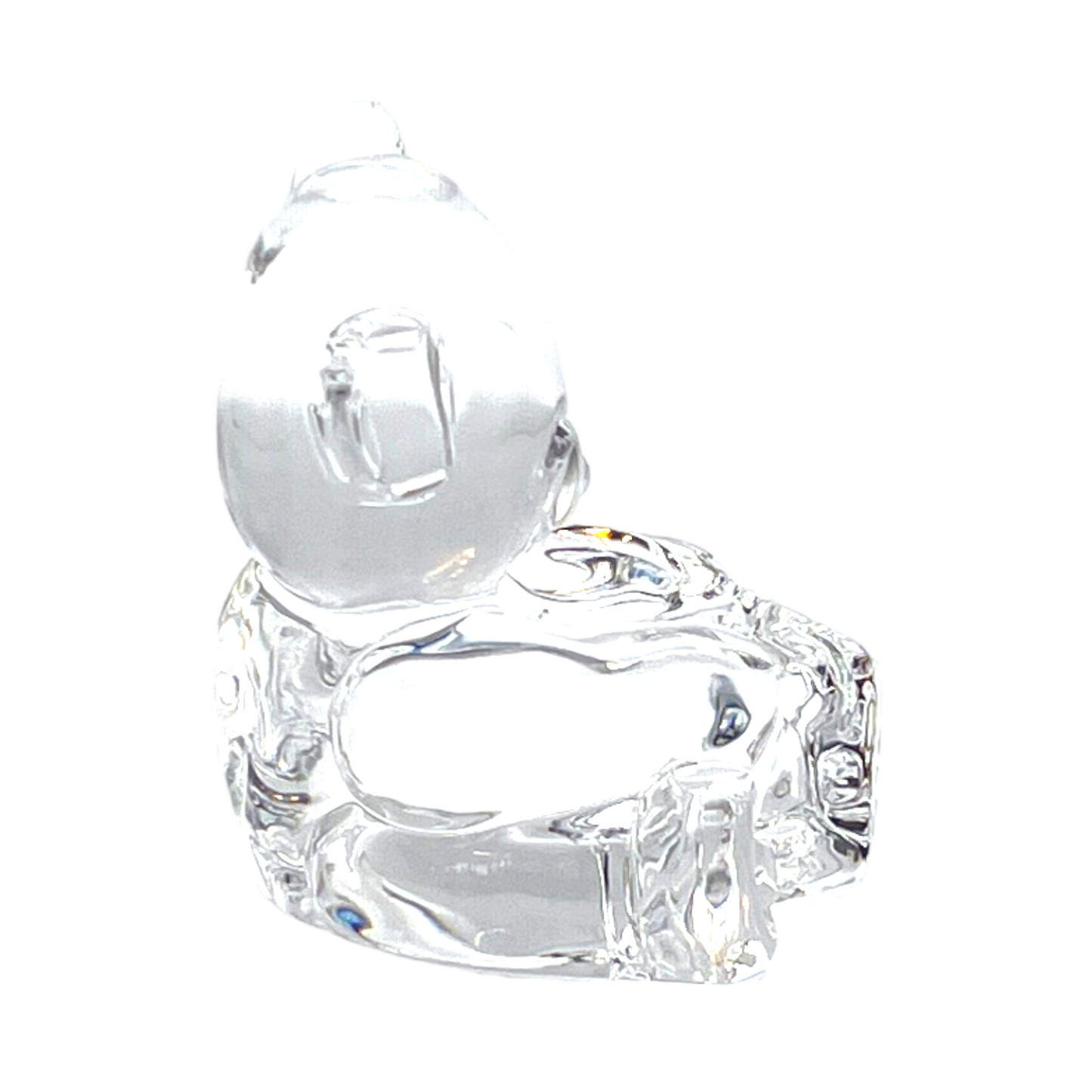 Waterford Crystal - Teady Bear With Block - 3.5"