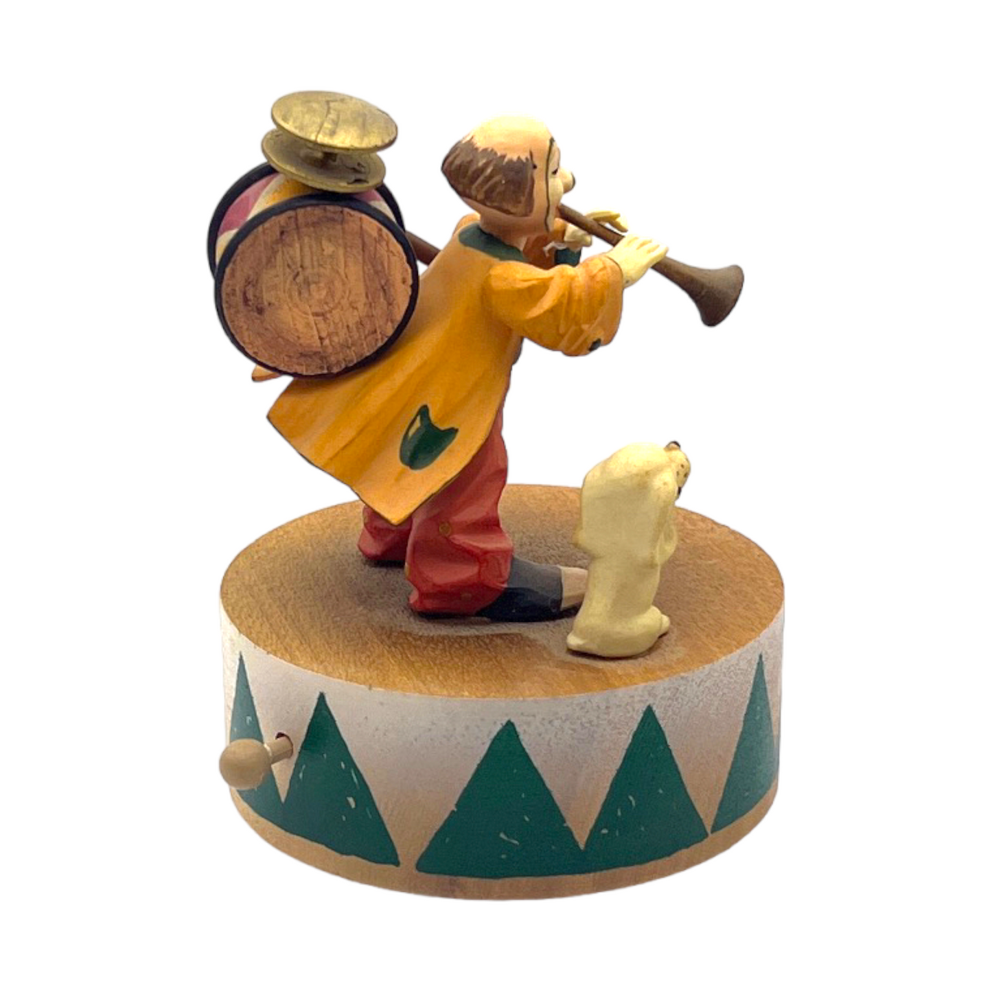 ANRI Woodcarving - Music Box - Send in The Clowns - 5"