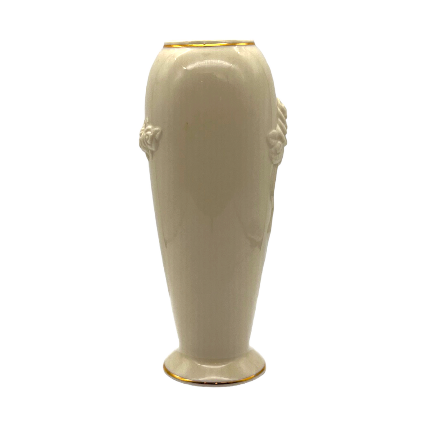 Lenox - Rose Blossom - Bud Vase 24k Gold Trim - 7.5"