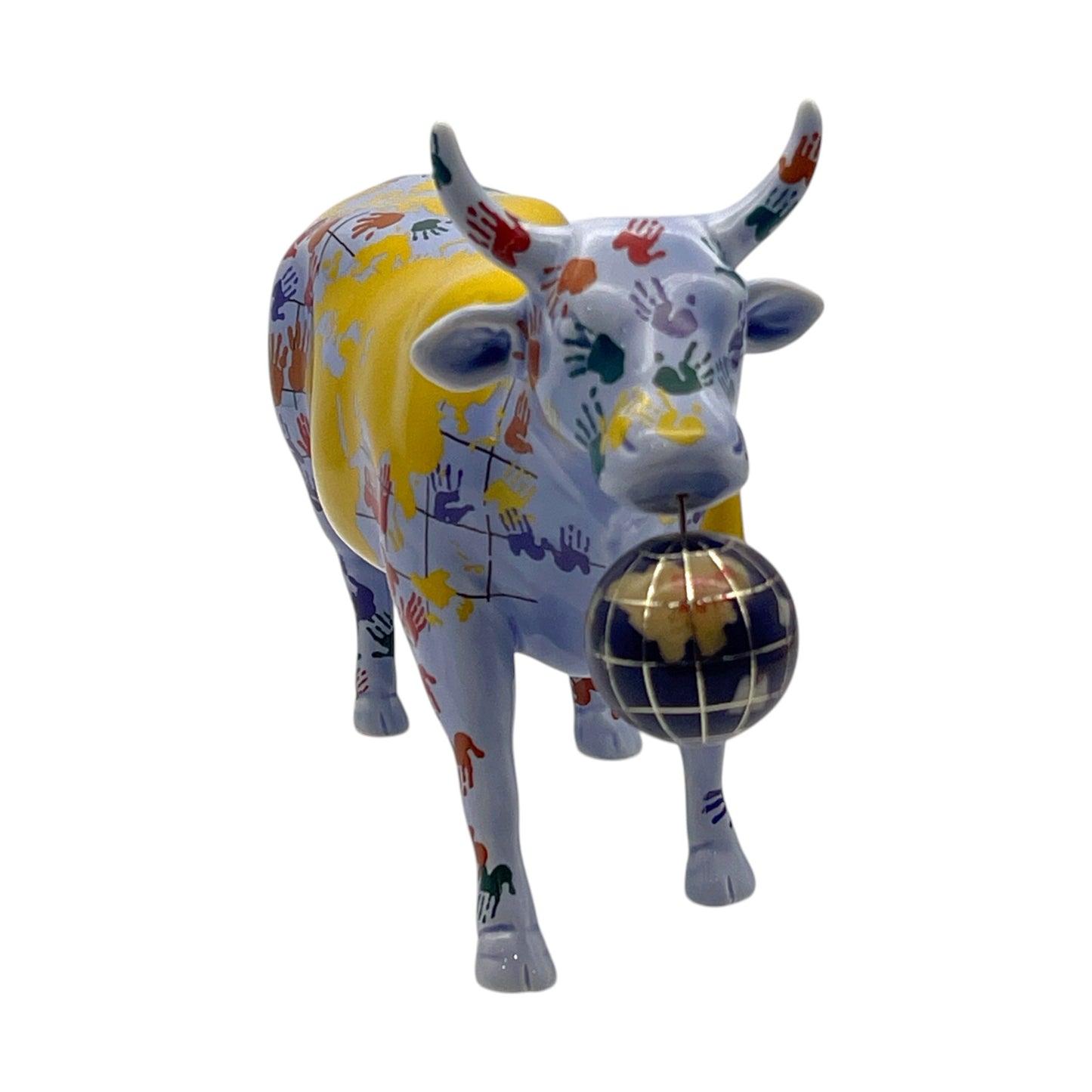 CowParade - It's A Small World Cow #7312 - No Box - 5"