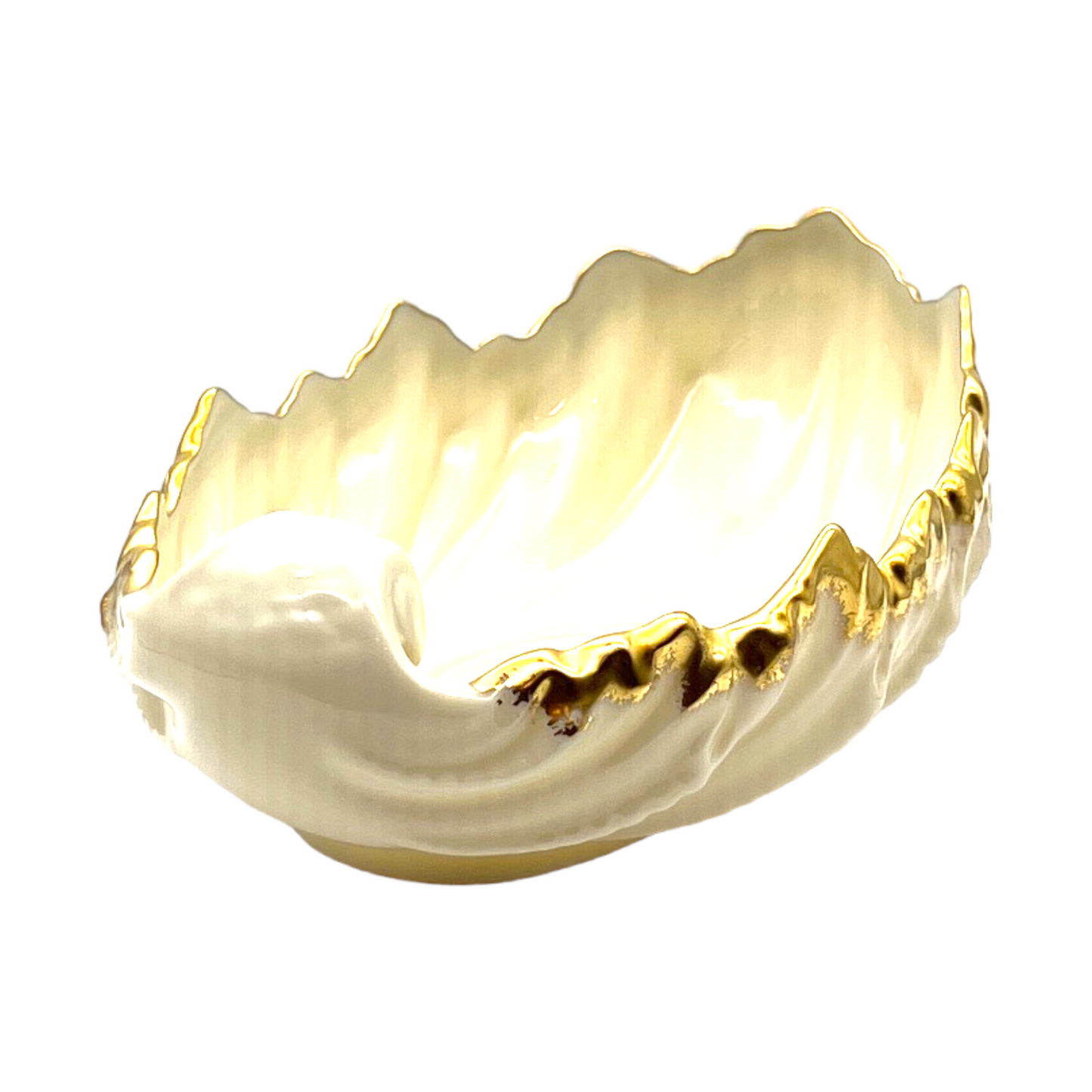 Lenox - Acanthus Leaf Dish - 24k Gold Trim - 91-86 - 2.5"