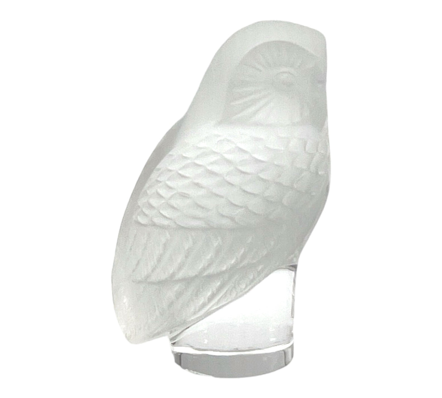 Lalique - Owl Figurine - Vintage - 3.5