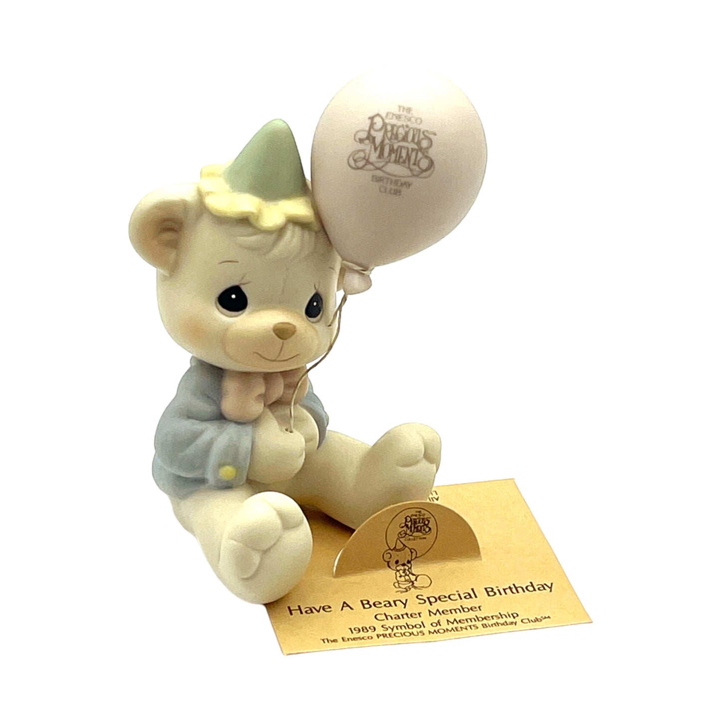 Precious Moments - Have A Beary Special Birthday - Charter Member -  B-0104 - 1989 - Box