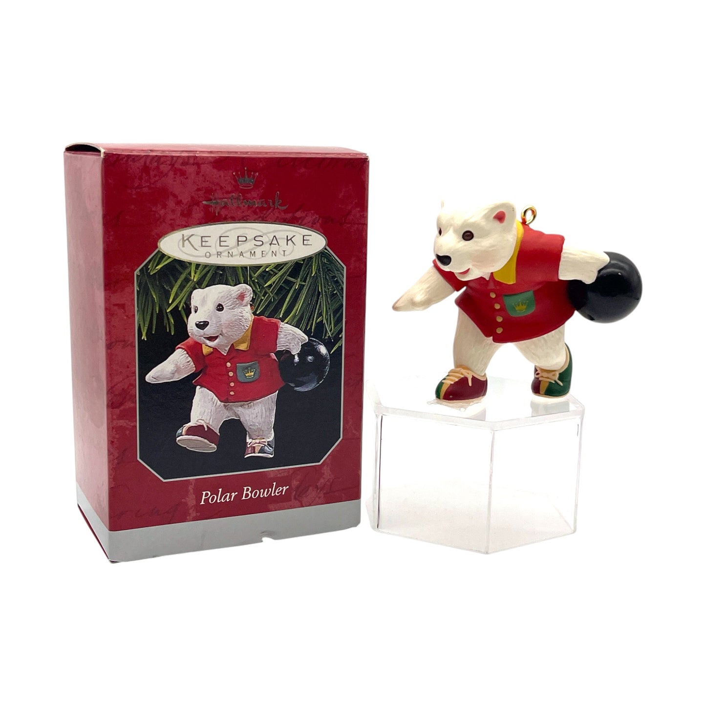 Hallmark Keepsake Ornament - Polar Bowler - 1998 - 3"