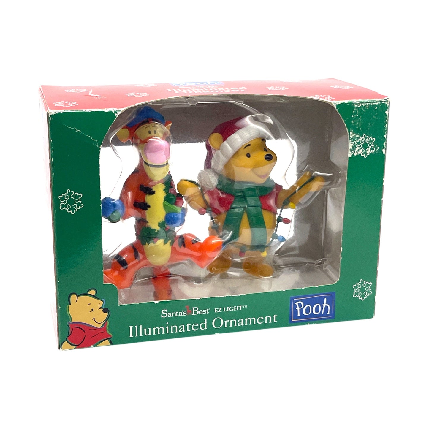 Walt Disney - Pooh & Tigger Illuminated Christmas Ornament - 1998