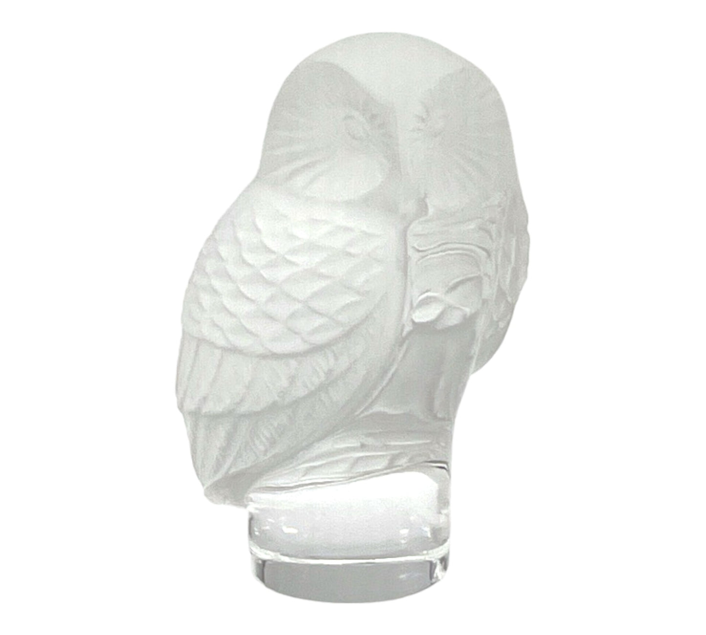 Lalique - Owl Figurine - Vintage - 3.5