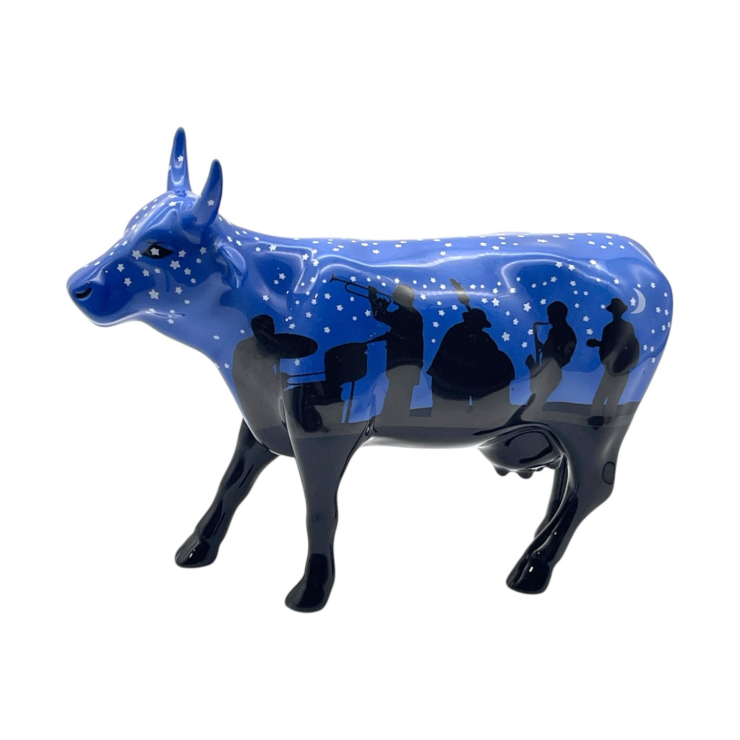 CowParade - Jazzy Cow #9185 - No Box - 5"