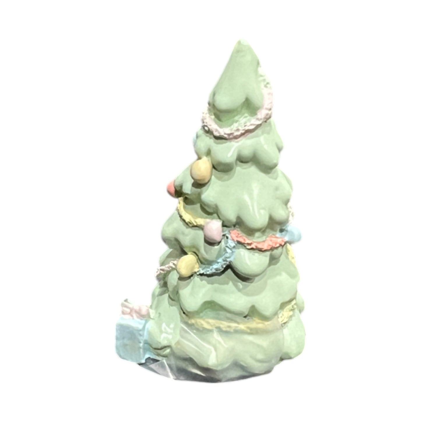 Precious Moments -  Mini Pewter Christmas Tree  - 613061 - 1990 - 2.5"