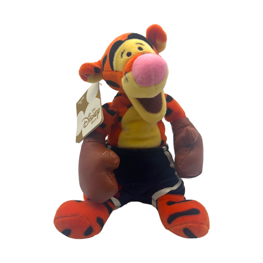 Disney Store - Boxer Tigger Mini Bean Bag - With Tag - 9"