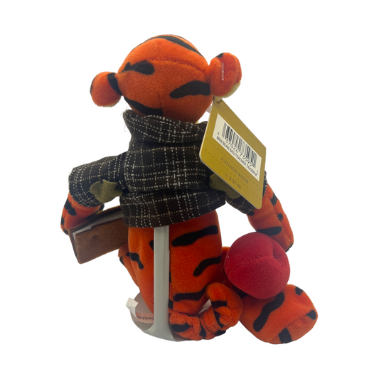 Disney Store - Teacher Tigger Mini Bean Bag - With Tag - 9"